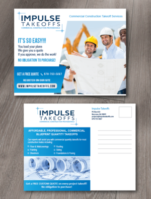 Design de Carte Postale par alex989 pour Impulse Flooring LLC. | Design : #11670912