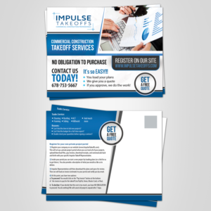 Design de Carte Postale par debdesign pour Impulse Flooring LLC. | Design : #11677446