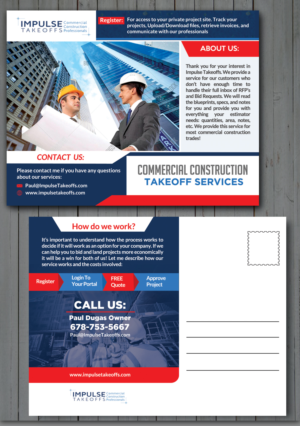 Postcard Design by creative.bugs for Impulse Flooring LLC. | Design: #11667358