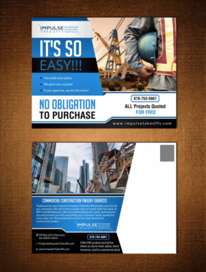 Design de Carte Postale par creative.bugs pour Impulse Flooring LLC. | Design : #11677452