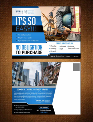 Design de Carte Postale par creative.bugs pour Impulse Flooring LLC. | Design : #11677453