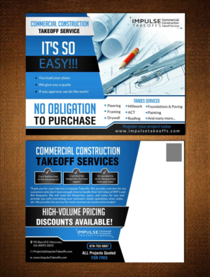 Design de Carte Postale par creative.bugs pour Impulse Flooring LLC. | Design : #11747745