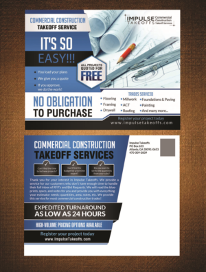Design de Carte Postale par creative.bugs pour Impulse Flooring LLC. | Design : #11770649