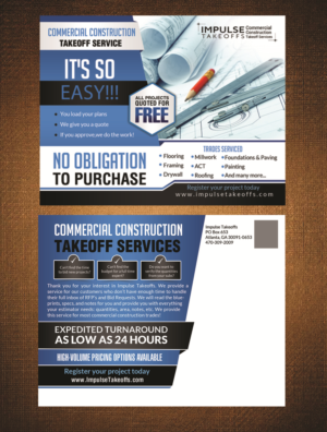Design de Carte Postale par creative.bugs pour Impulse Flooring LLC. | Design : #11775204