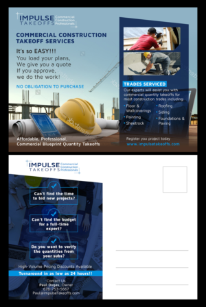 Design de Carte Postale par jeetu87 pour Impulse Flooring LLC. | Design #11753862