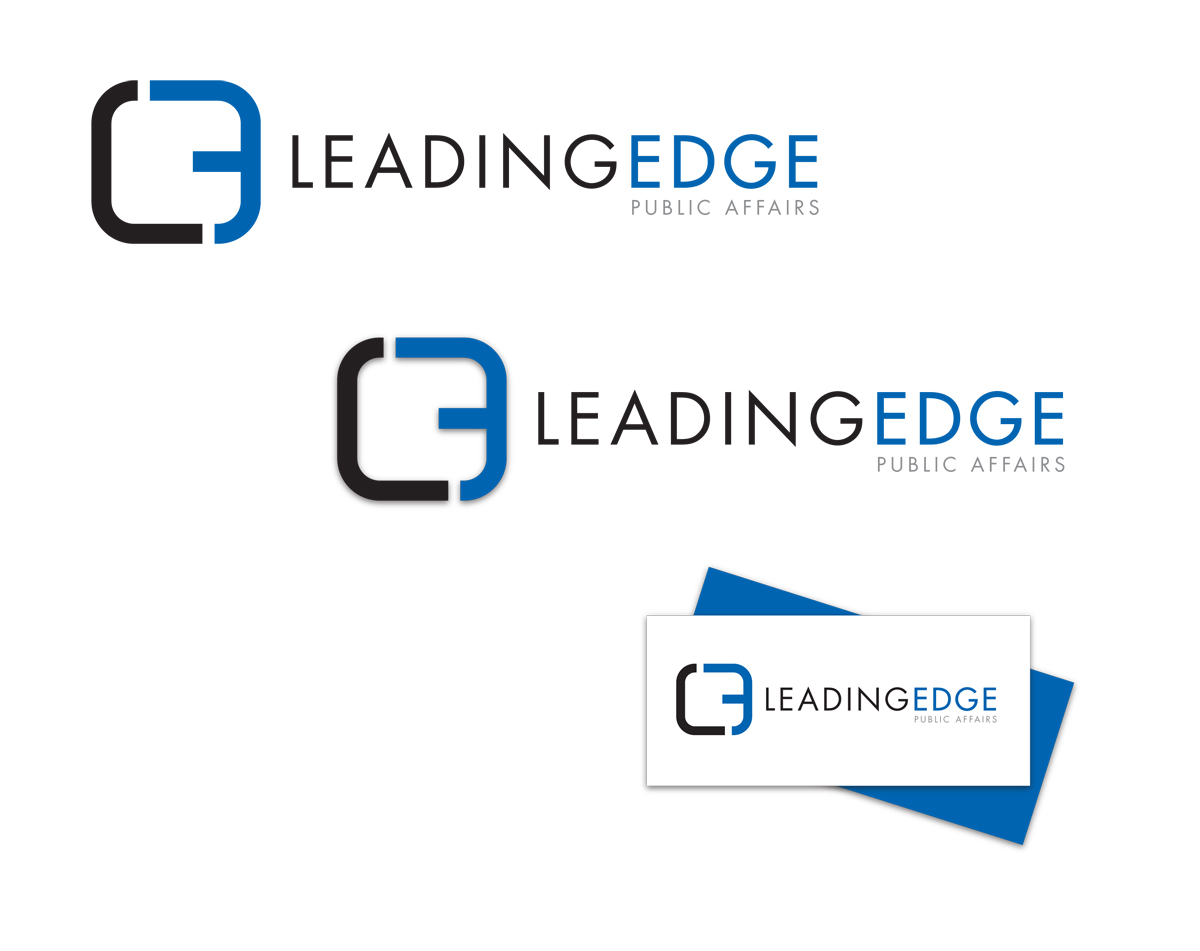 Logo-Design von Halfull Media für Leading Edge PR | Design #2348209