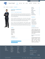 Web Design by Cardo Studio for Hayes Knight | Design: #26337