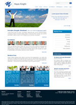 Web Design by mincedfruits for Hayes Knight | Design: #25582