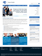 Web Design by mincedfruits for Hayes Knight | Design: #25917