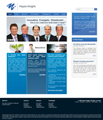 Web Design by mincedfruits for Hayes Knight | Design: #25923