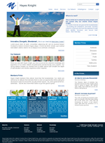 Web Design by mincedfruits for Hayes Knight | Design: #26518