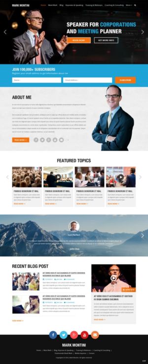 Wordpress Design by pb for this project | Design: #11672473