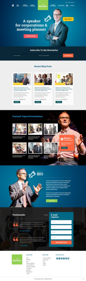 Wordpress Design by pb for this project | Design: #11672479