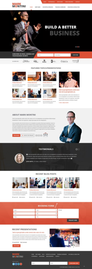 Wordpress Design by pb for this project | Design: #11672481