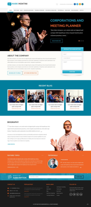 Wordpress Design by pb for this project | Design: #11673087