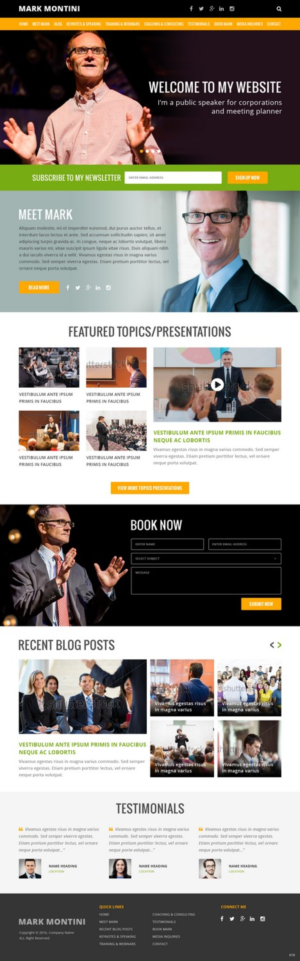 Wordpress Design by pb for this project | Design: #11680995