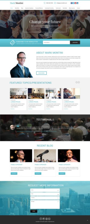 Wordpress Design by pb for this project | Design: #11680996