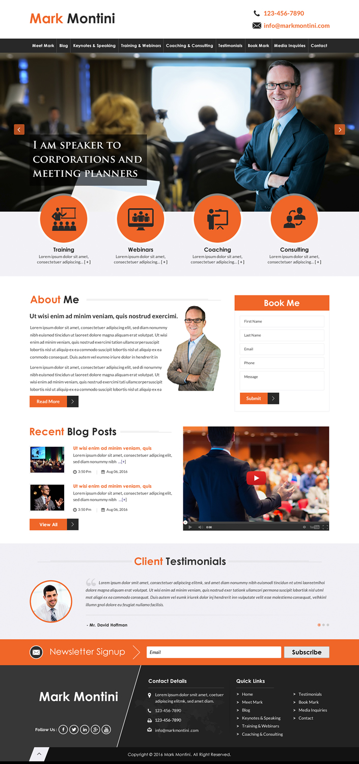 Wordpress Design by Sbss for this project | Design #11690545