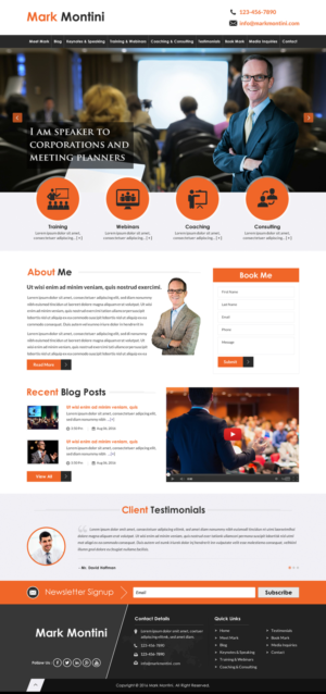Wordpress Design by Sbss for this project | Design: #11690545