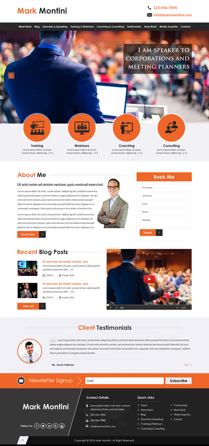 Wordpress Design by Sbss for this project | Design #11690547