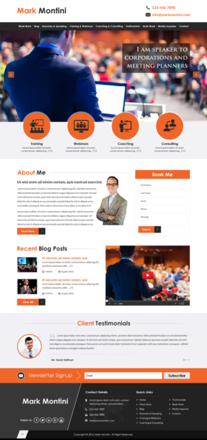 Wordpress Design by Sbss for this project | Design: #11690547