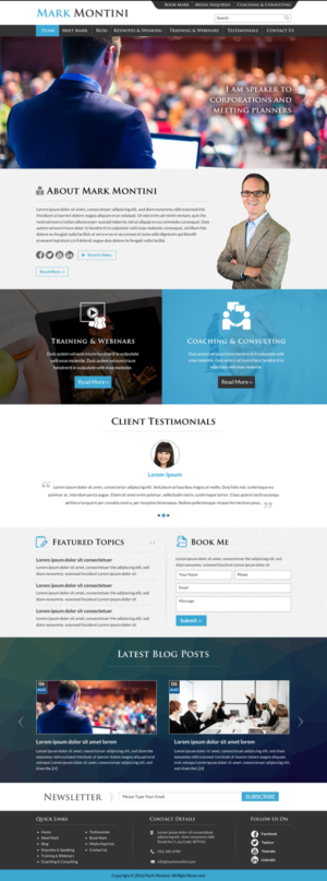 Wordpress Design by Sbss for this project | Design: #11690549