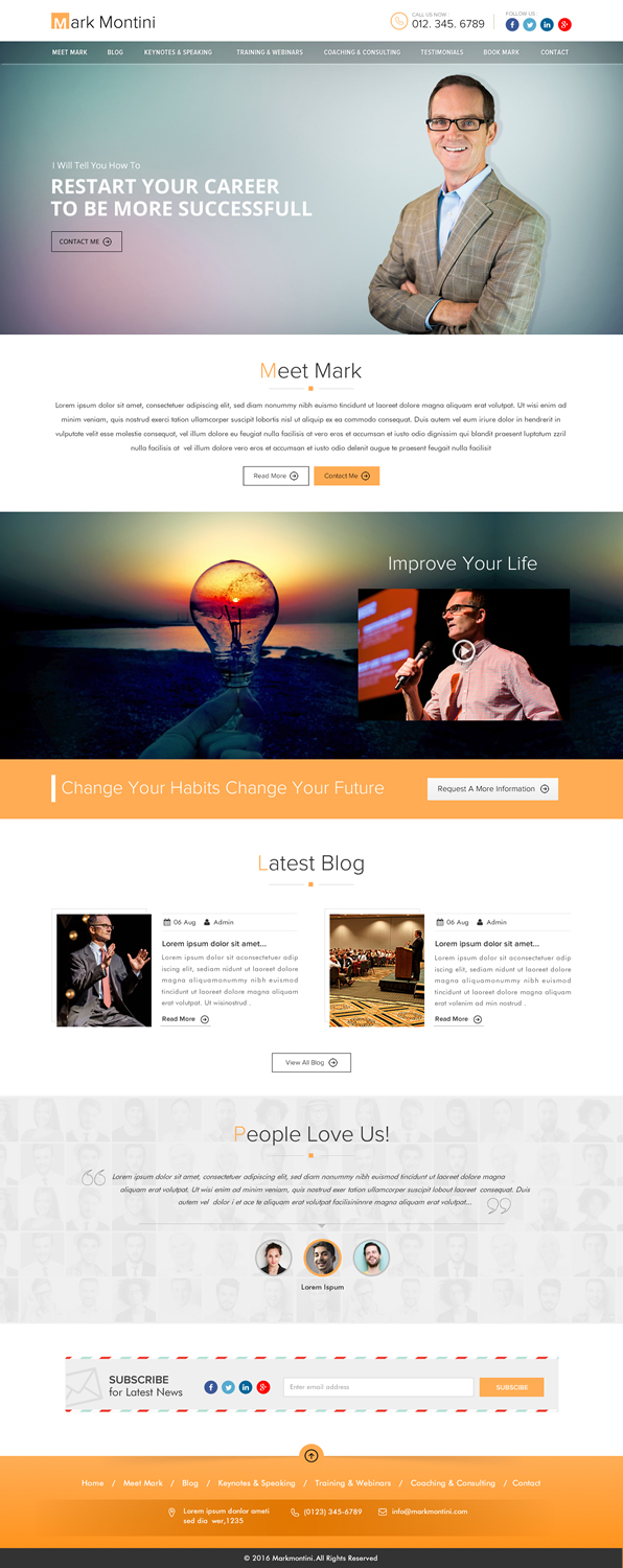 Wordpress Design by Sbss for this project | Design #11690558