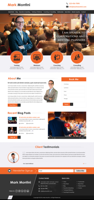 Wordpress Design by Sbss for this project | Design: #11690559