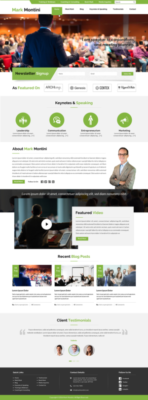Wordpress Design by Sbss for this project | Design: #11705383