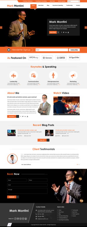 Wordpress Design by Sbss for this project | Design: #11705389