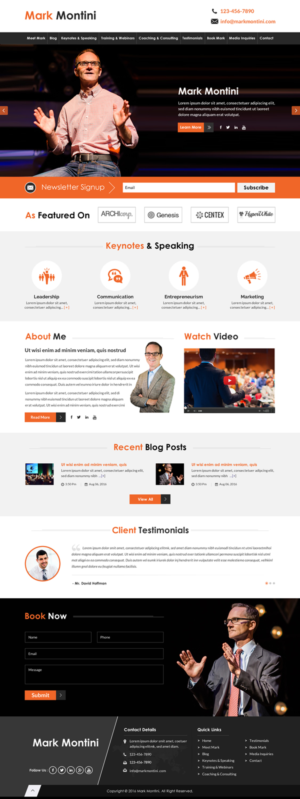 Wordpress Design by Sbss for this project | Design: #11705390