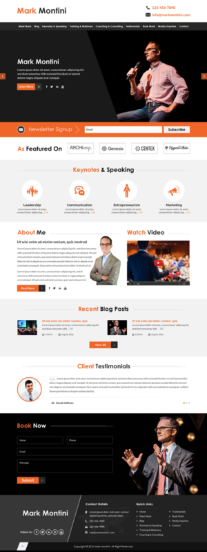 Wordpress Design by Sbss for this project | Design: #11705391