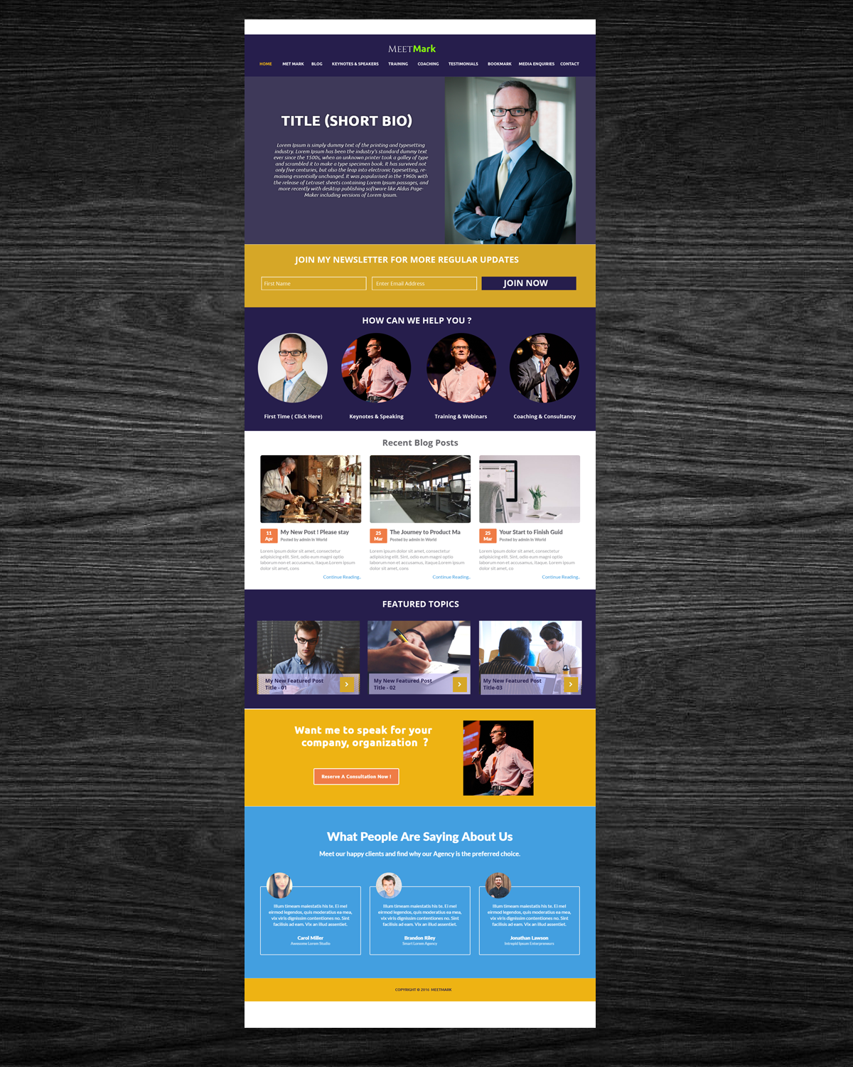Wordpress Design by Venkat for this project | Design #11684522