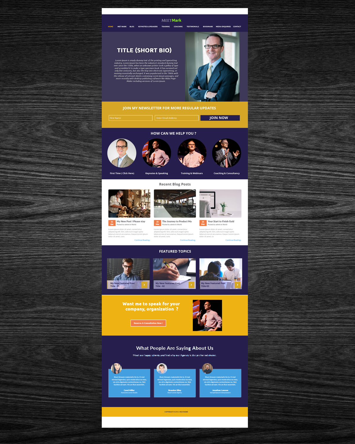 Wordpress Design by Venkat for this project | Design #11684530