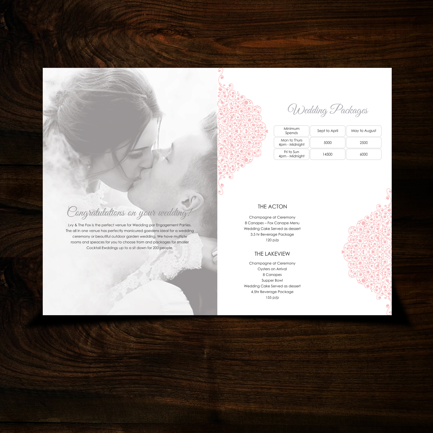 Brochure Design by uk for Ivy & The Fox | Design #11671562