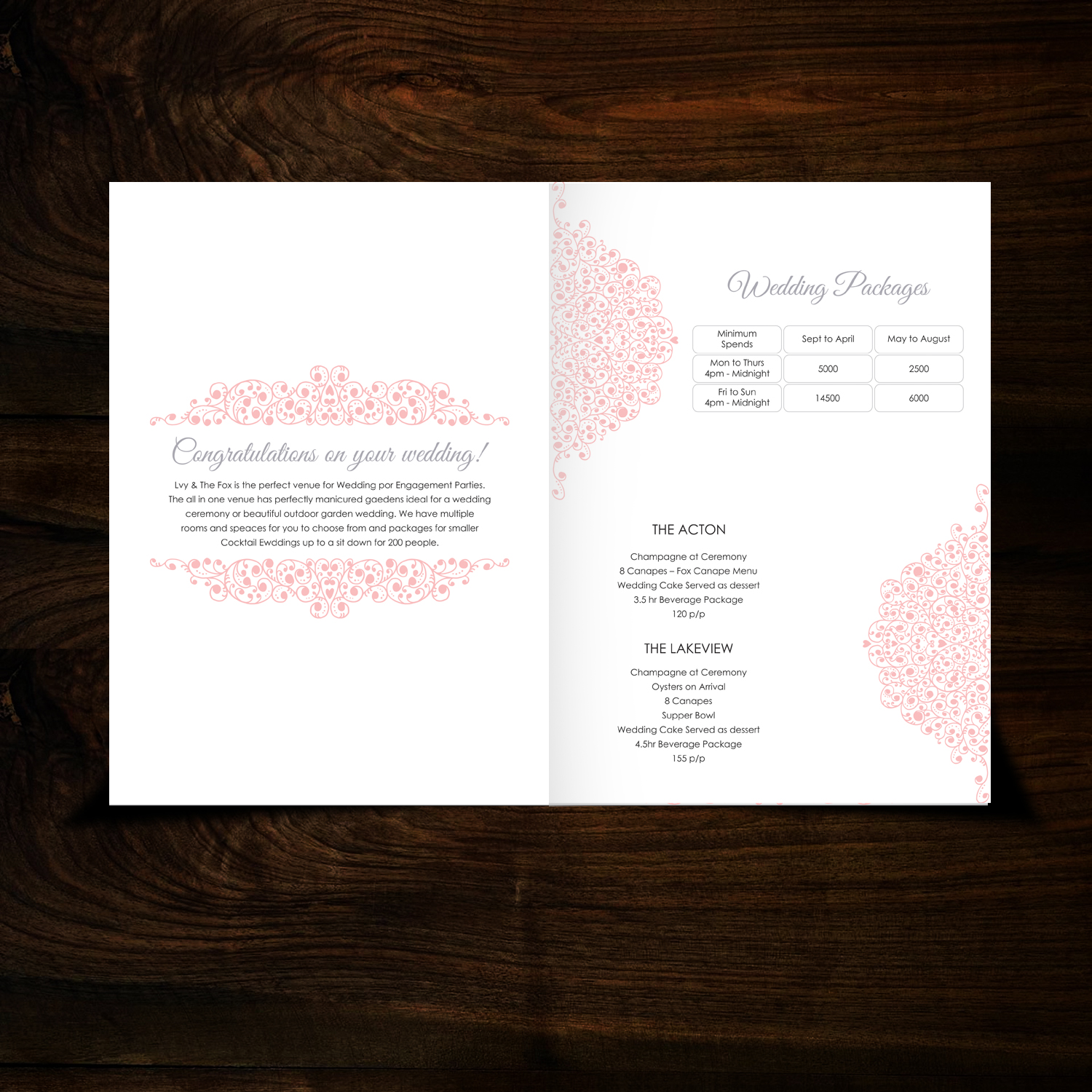 Brochure Design by uk for Ivy & The Fox | Design #11671623