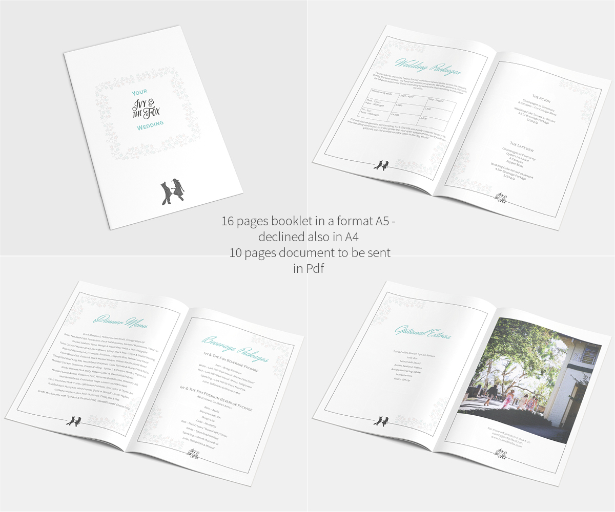 Design de Brochure par Lili pour Ivy & The Fox | Design #11670649