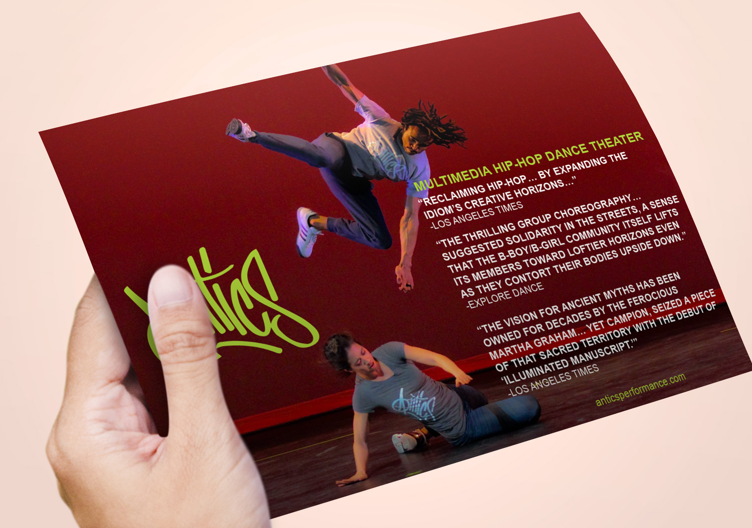 Flyer Design by Salvaperegrina for Antics | Design #11684574
