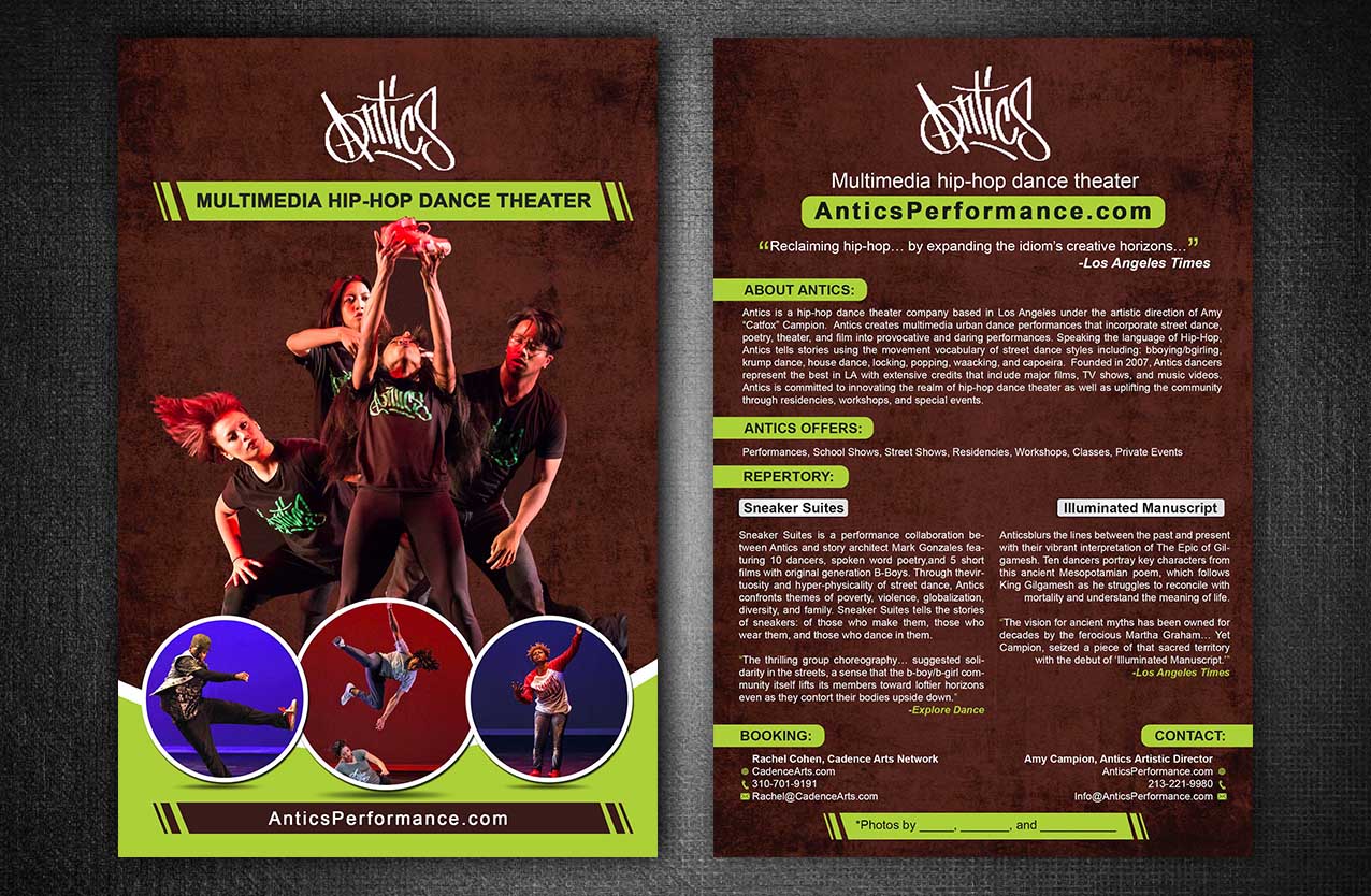 Flyer Design by creative.bugs for Antics | Design #11679479