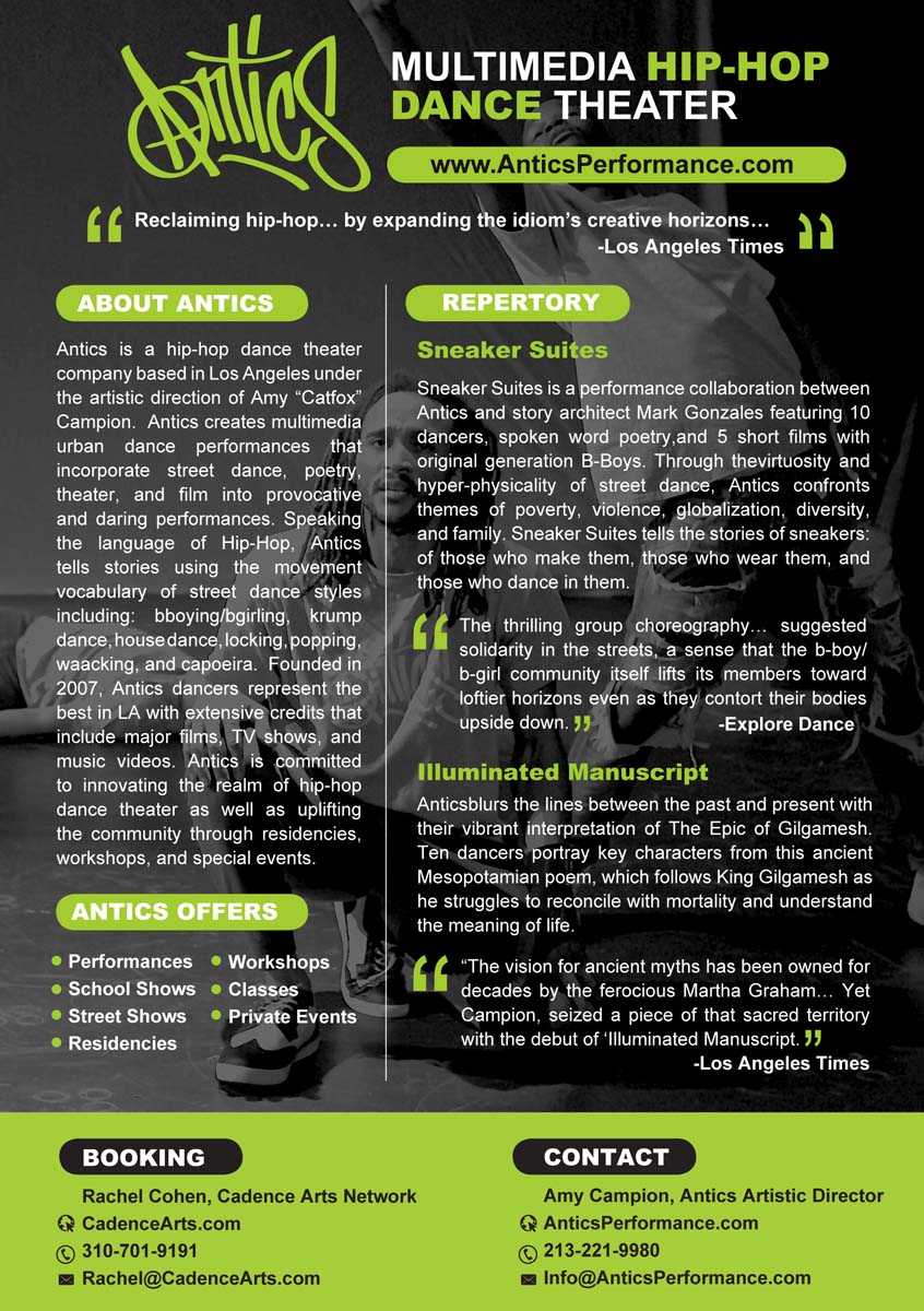 Flyer Design by rkailas for Antics | Design #11693602