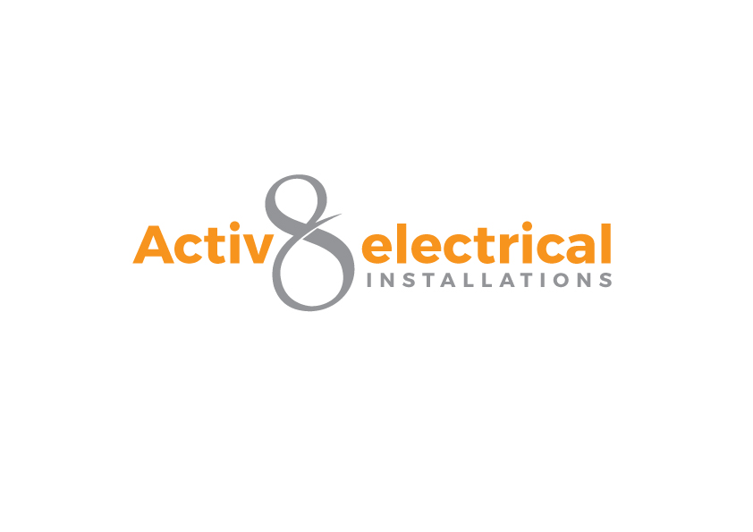 Logo Design by GreenArt for Activ8 electrical installations  | Design #11674921