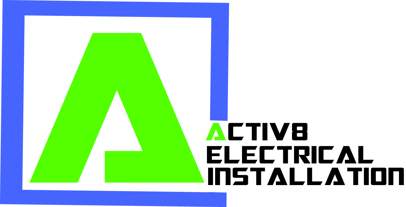 Logo Design by mstrezia for Activ8 electrical installations  | Design #11667624
