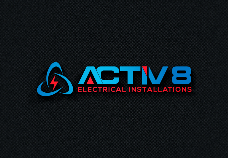 Logo Design by supar design for Activ8 electrical installations  | Design: #11704068