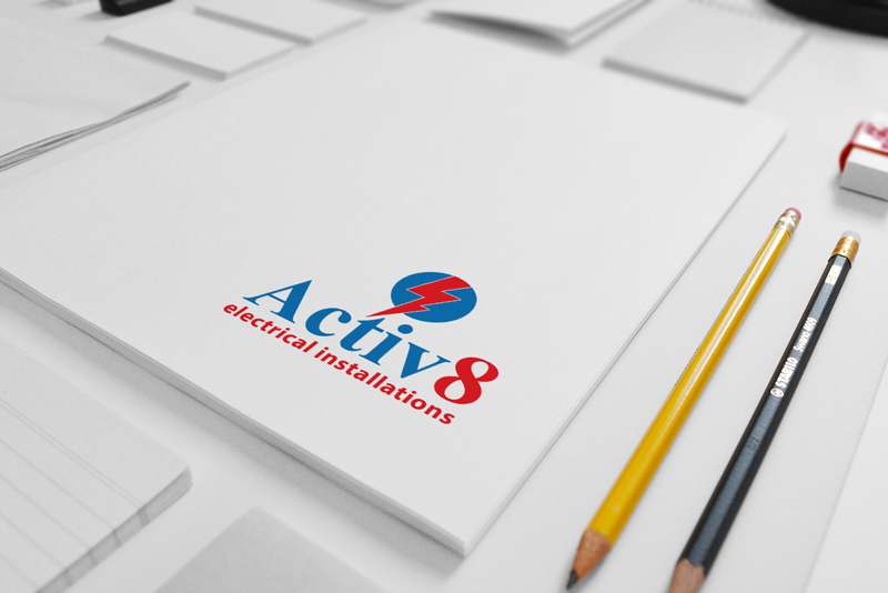 Logo Design by zidne for Activ8 electrical installations  | Design #11666396