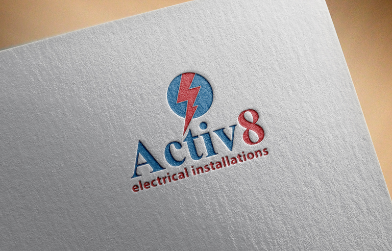 Logo Design by zidne for Activ8 electrical installations  | Design #11666398