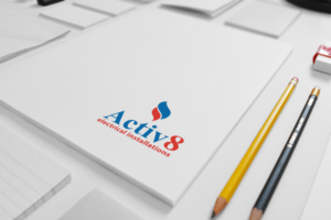 Logo Design by zidne for Activ8 electrical installations  | Design: #11666410