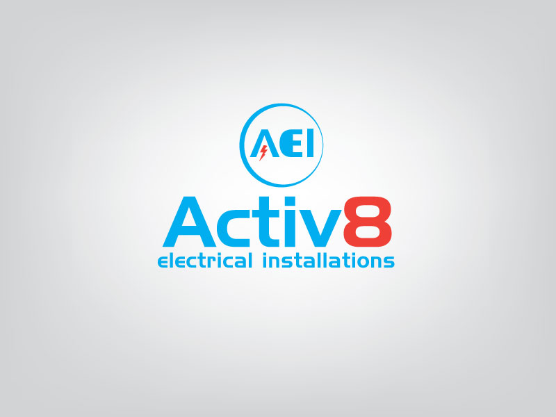 Logo-Design von zidne für Activ8 electrical installations  | Design #11666413