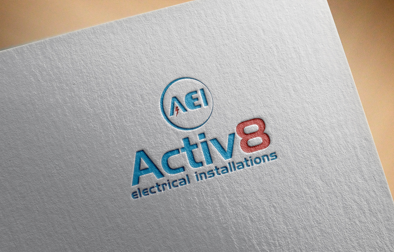 Logo Design by zidne for Activ8 electrical installations  | Design #11666423