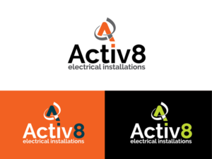 Logo Design by zidne for Activ8 electrical installations  | Design: #11669942