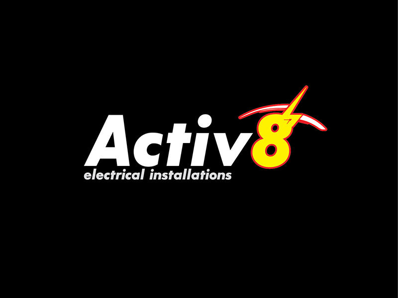 Logo Design by zidne for Activ8 electrical installations  | Design #11669946